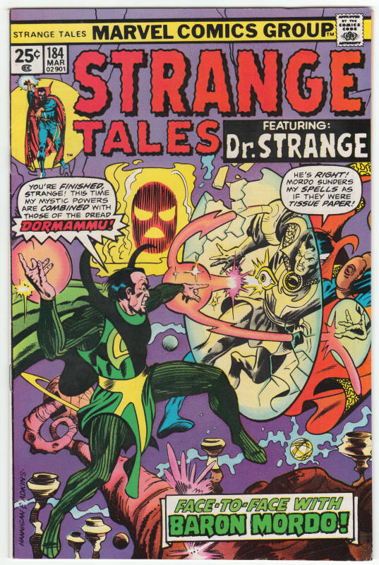 Strange Tales #184 front cover