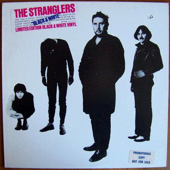 The Stranglers Black And White Limited Edition Promotional Album front jacket