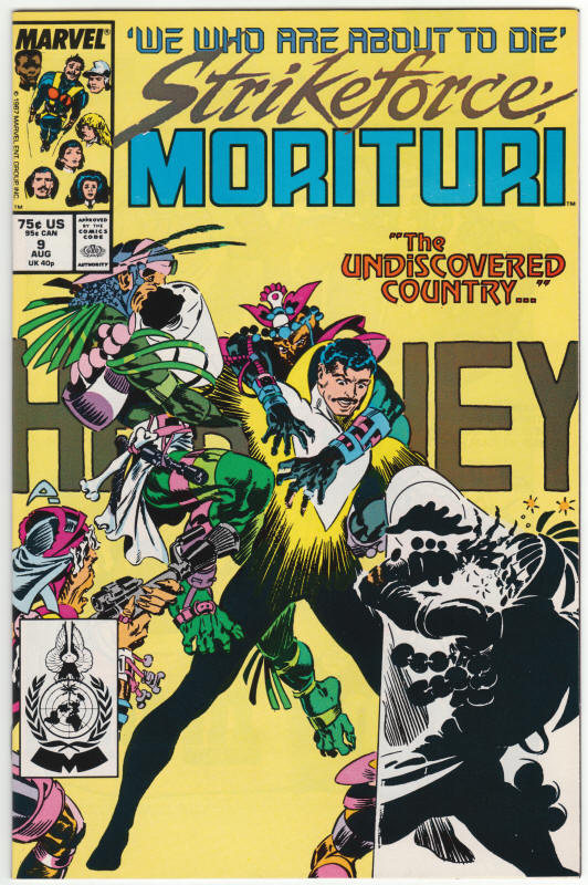 Strikeforce Morituri #9 front cover