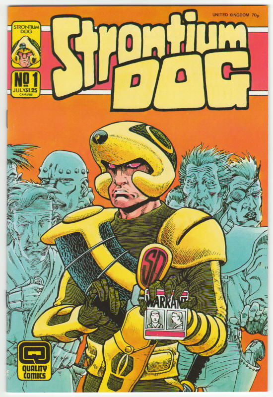 Strontium Dog #1 1986 Regular Series front cover