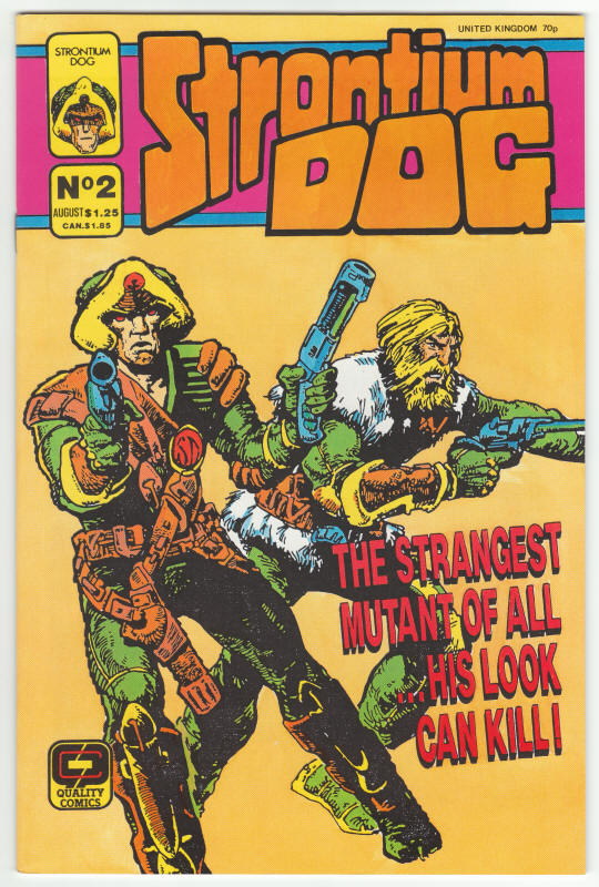 Strontium Dog #2 1986 Regular Series front cover