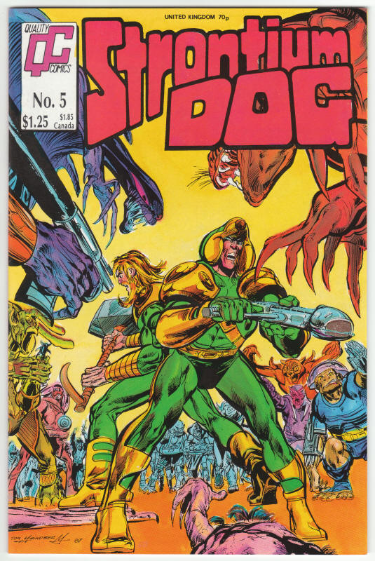 Strontium Dog #5 1986 Regular Series front cover