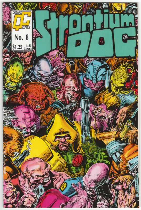 Strontium Dog #8 1986 Regular Series front cover