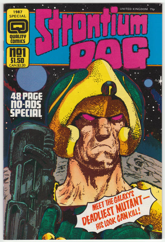 Strontium Dog Special #1 1987 front cover