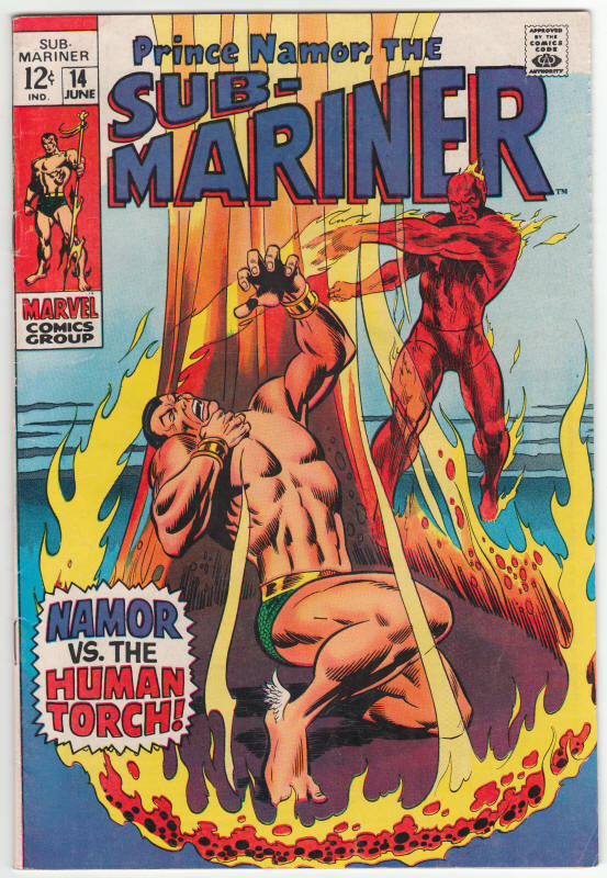 The Sub-Mariner #14 front cover