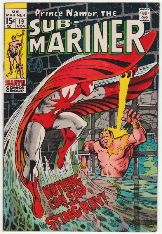 The Sub-Mariner #19 front cover