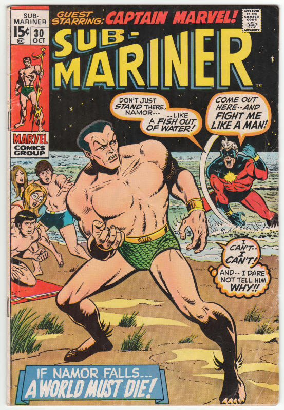 The Sub-Mariner #30 front cover