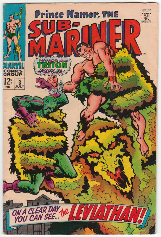 The Sub-Mariner #3 front cover
