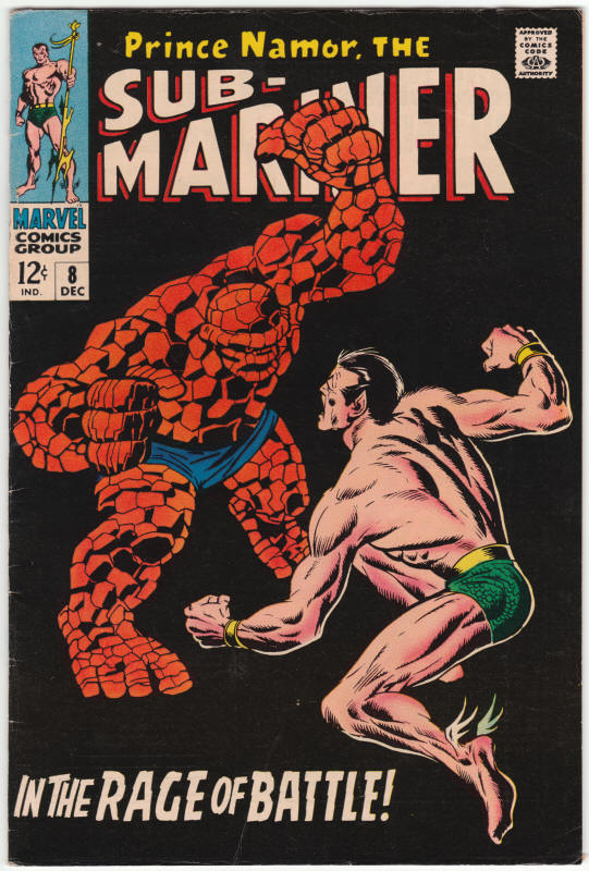 The Sub-Mariner #8 front cover