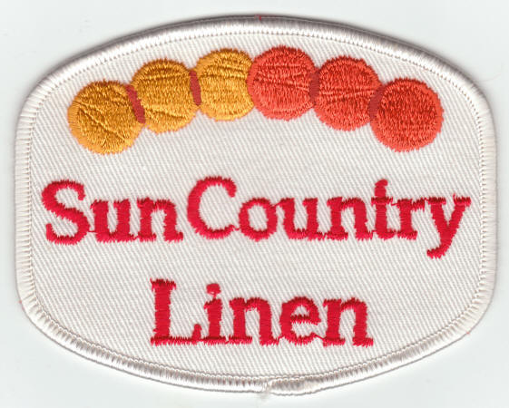 Mid 1970s Sun Country Linen Drivers Patch