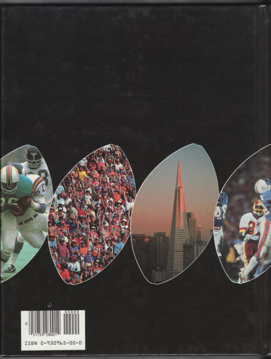 Super Bowl By The Bay 1984 back cover