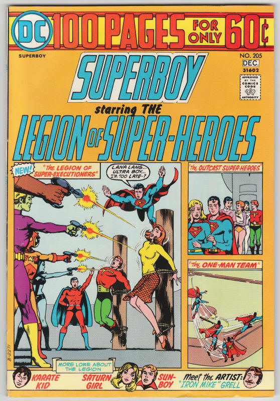 Superboy #205 front cover