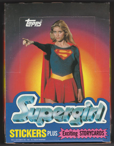 1984 Topps Supergirl Wax Pack Box