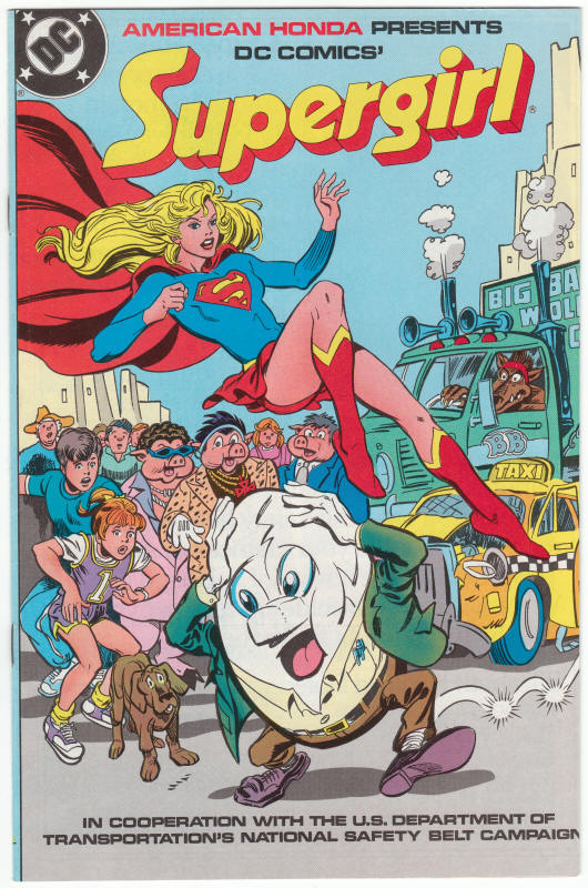 Supergirl US Department Of Transportation Giveaway front cover