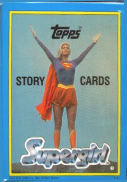 1984 Topps Supergirl Sticker Storycard