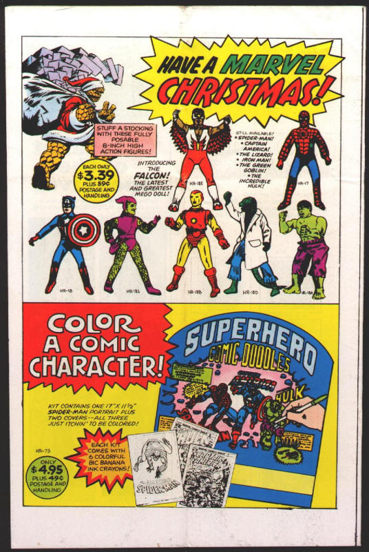The Superhero Merchandise Catalog #1 back cover