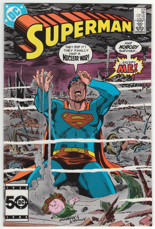 Superman #408 front cover