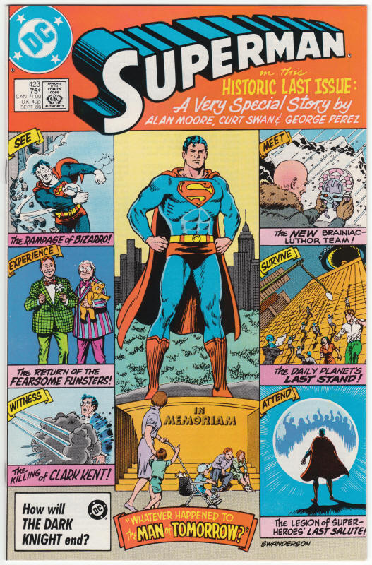 Superman #423 front cover