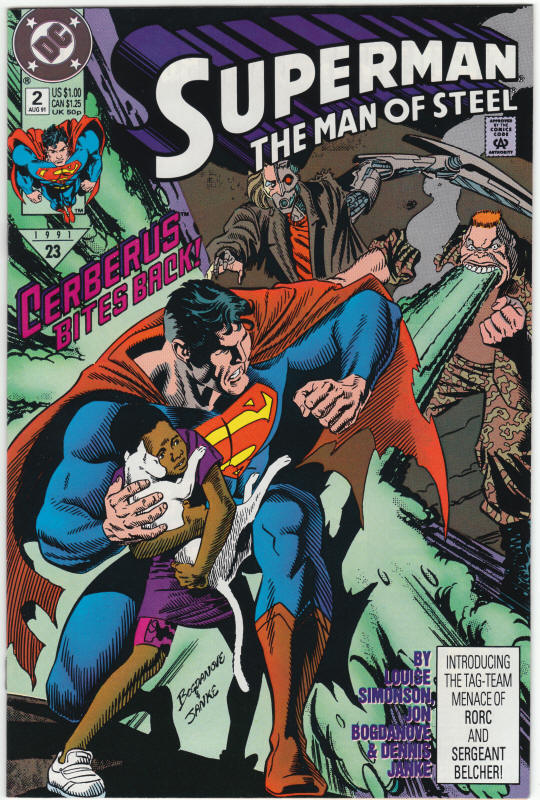 Superman The Man Of Steel #2 front cover