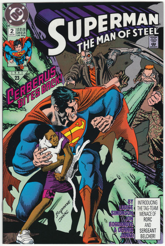Superman The Man Of Steel #2 front cover
