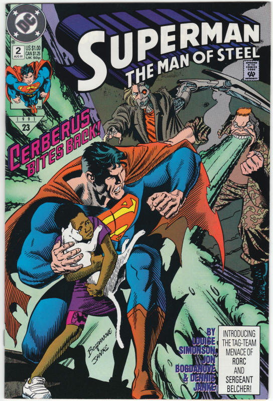 Superman The Man Of Steel #2 front cover