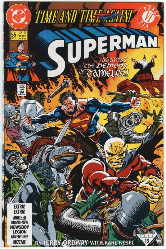 Superman Second Series #55 front cover