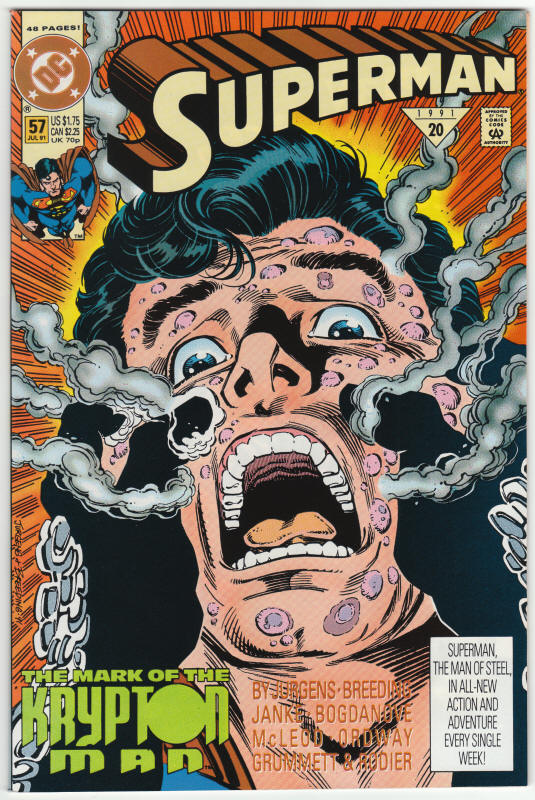 Superman Second Series #57 front cover