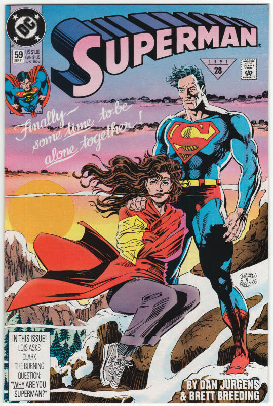 Superman Second Series #59 front cover