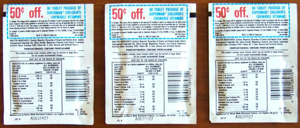 Superman Vitamins