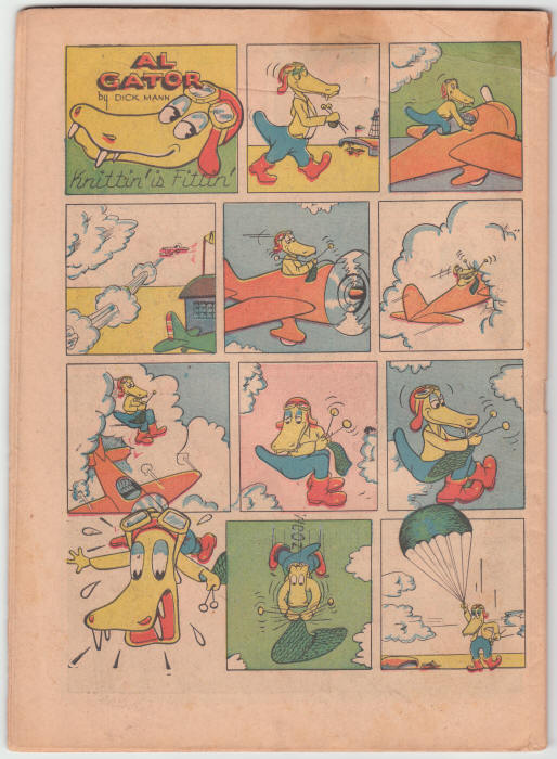 Coo Coo Comics Supermouse 1942 Comic Book last page