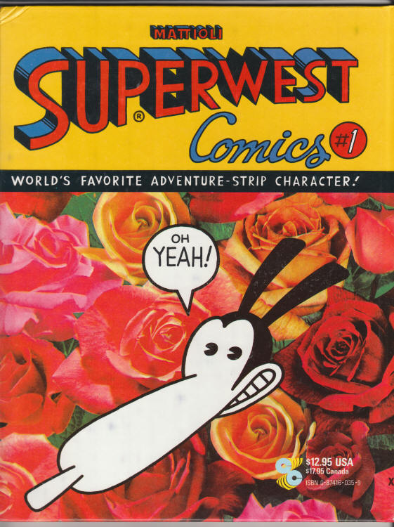 Superwest Comics #1 back cover