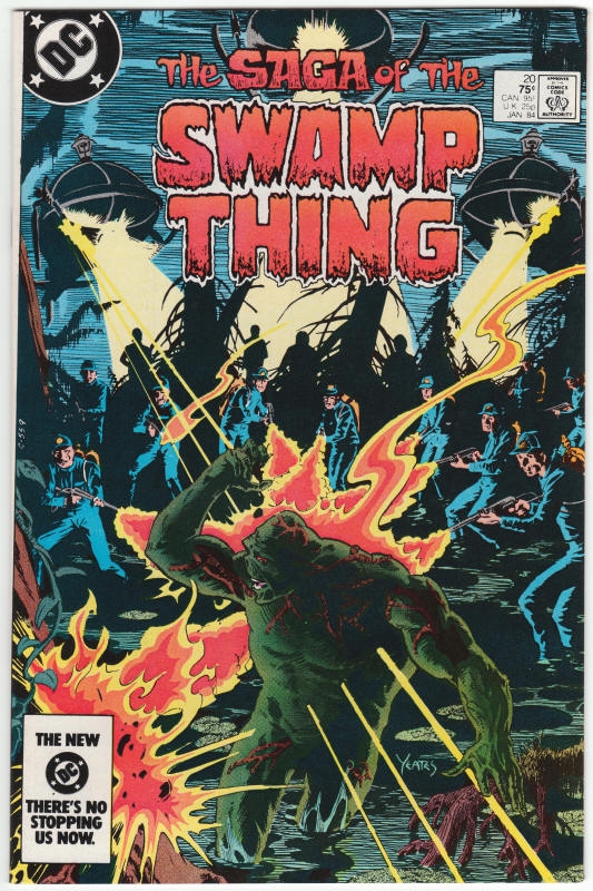 Swamp Thing 20 First Alan Moore front cover