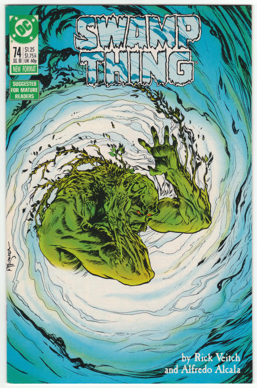 Swamp Thing #74 front cover