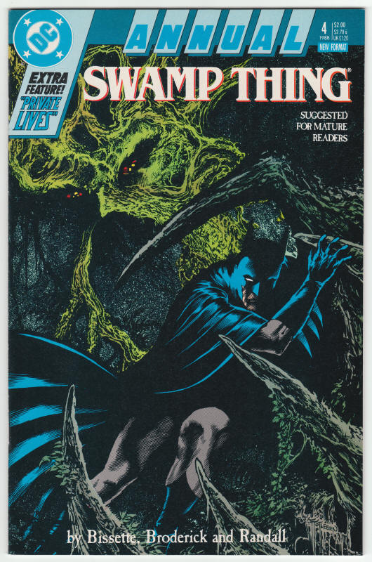 Swamp Thing Annual 4 front cover