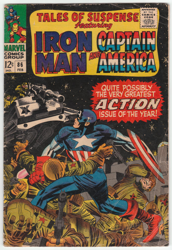 Tales Of Suspense #86 front cover