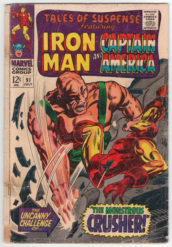 Tales Of Suspense #91 front cover