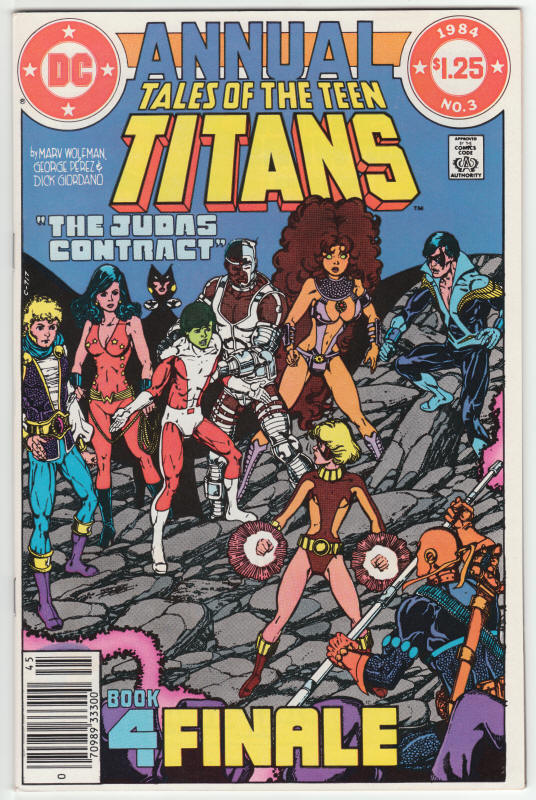 Tales Of The Teen Titans Annual #3 front cover