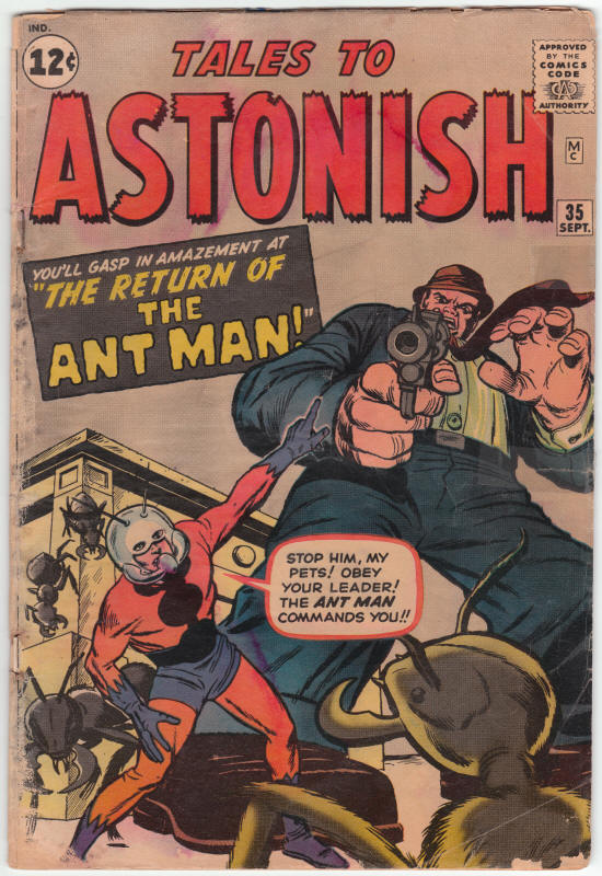 Tales To Astonish #35 First Ant Man in Costume front cover