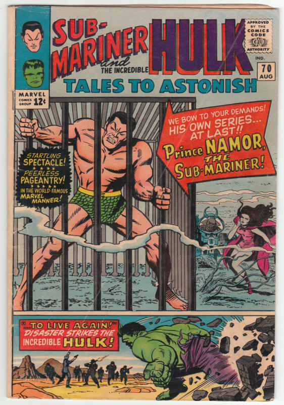 Tales To Astonish #70 front cover