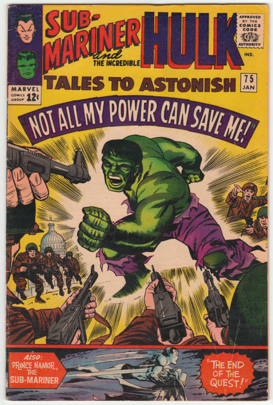 Tales To Astonish #75 front cover