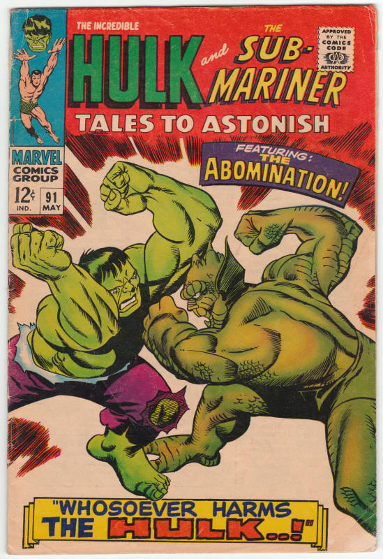 Tales To Astonish #91 front cover