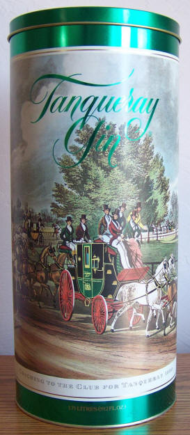 Tanqueray Gin 1980 Collectors Canister front