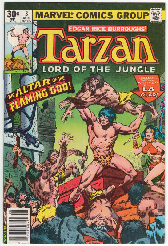 Tarzan Lord Of The Jungle #3 front cover