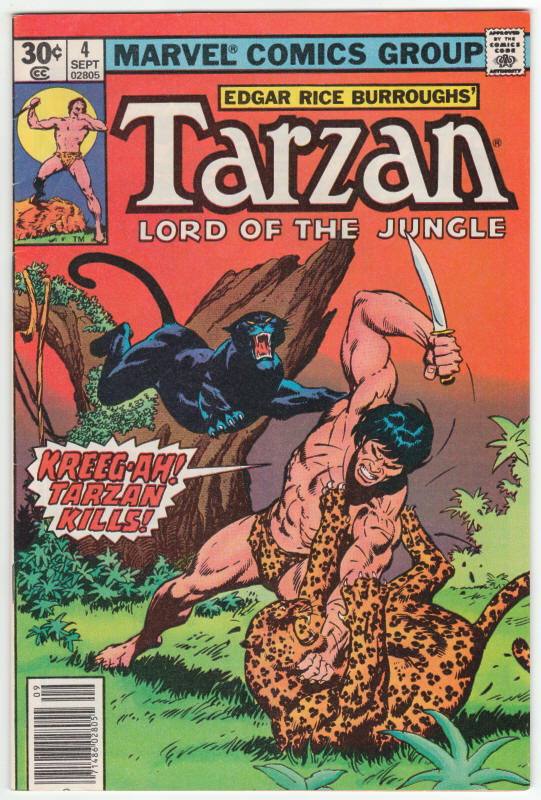 Tarzan Lord Of The Jungle #4 front cover