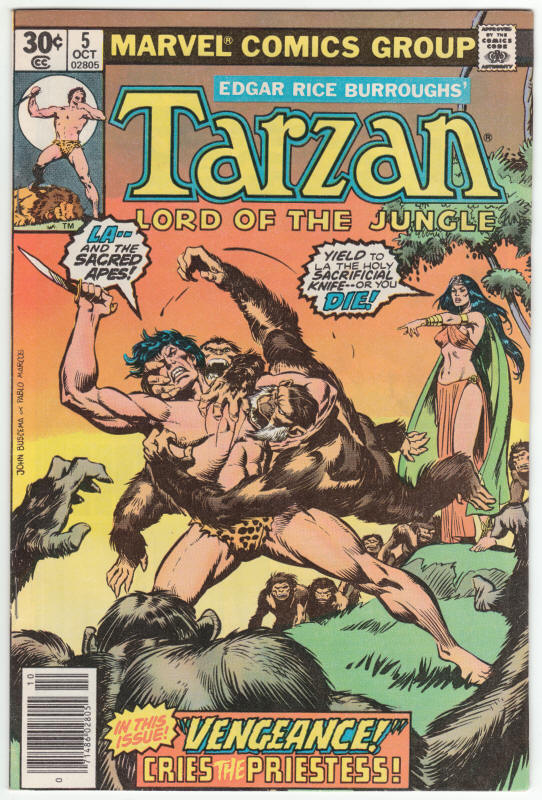 Tarzan Lord Of The Jungle #5 front cover