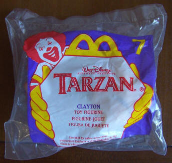 Tarzan Clayton McDonalds Happy Meal Toy #7