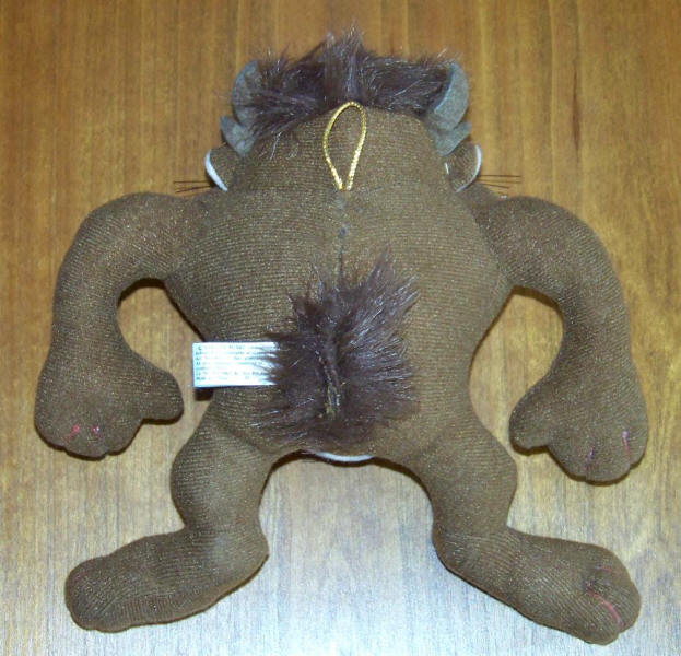 Tasmanian Devil Stuffed Toy back