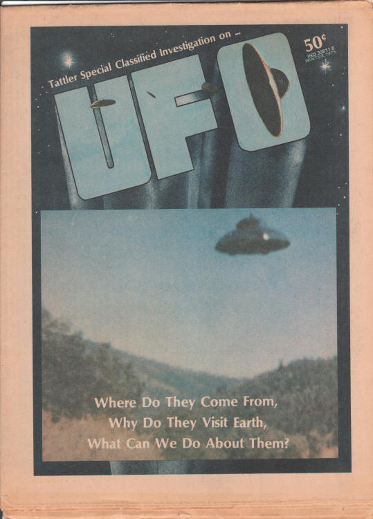 Tattler UFO Special Investigation front