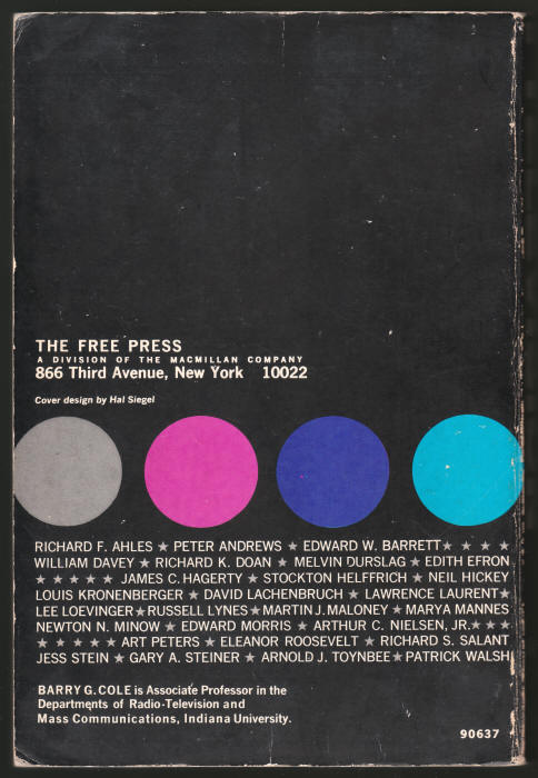 Television back cover