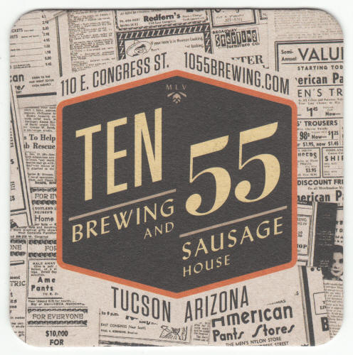 Ten 55 Brewing Beer Coaster